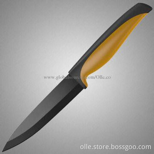 Two-colored High-fashion 5-inch Utility Ceramic Knife